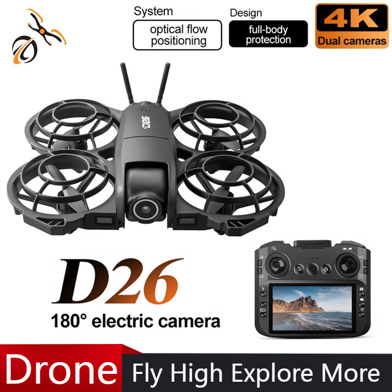 Drone Cinematic - Drone D26 4K Aéreo HD 180