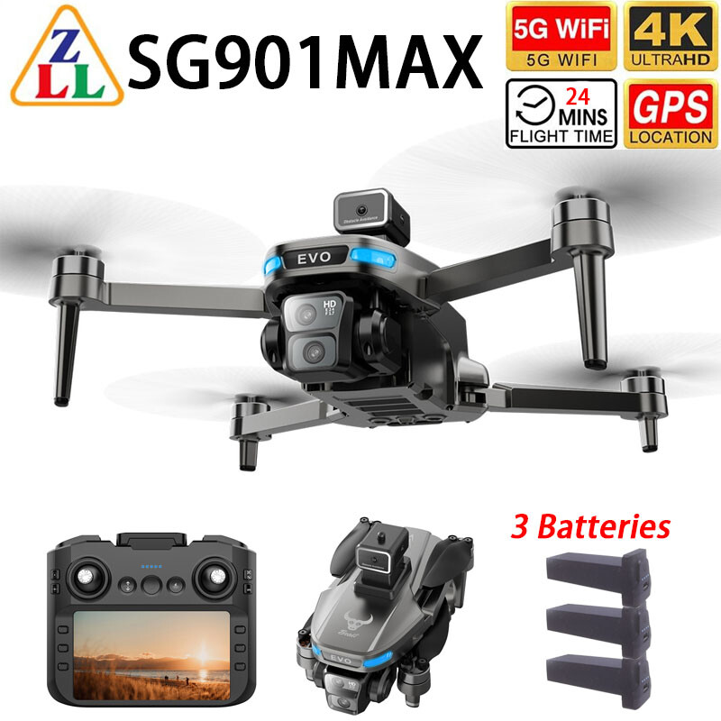 Drone Mapping - Drone ZLL SG901MAX com GPS, WIFI