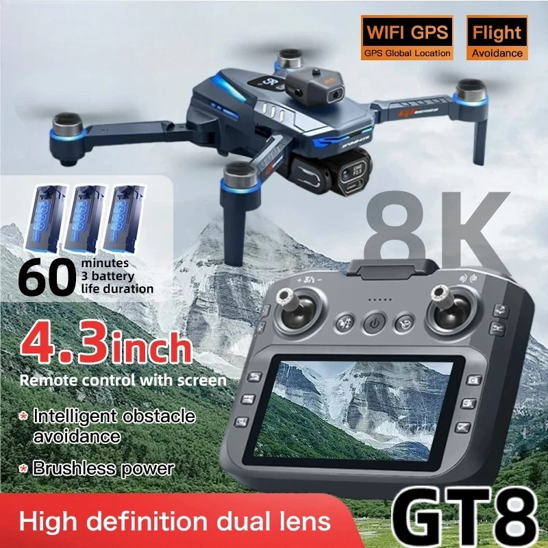 Drone Original GT8 8K Profissi - Drone Thermal Imaging avaliação e preço