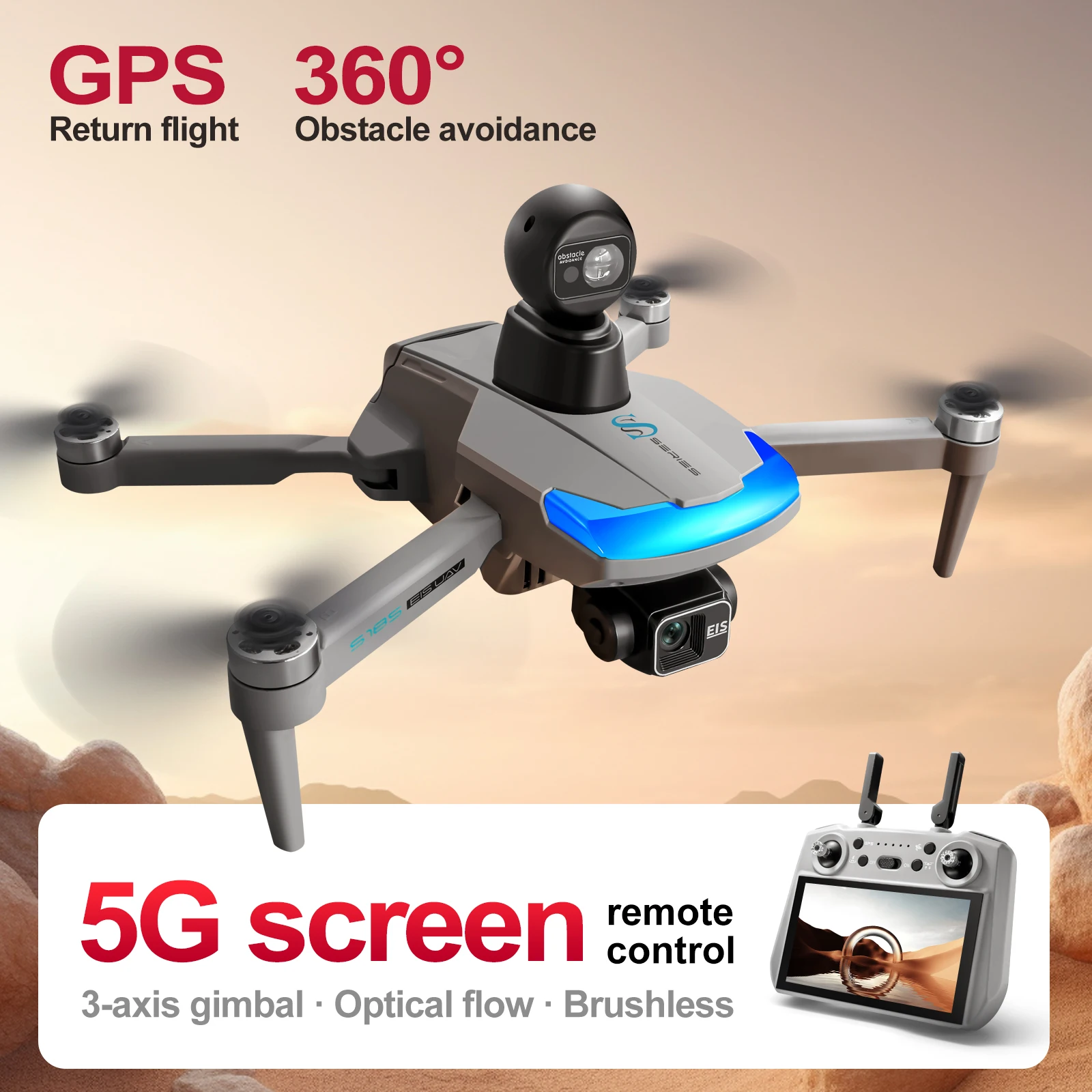 S185 drone profissional 2.7k h - Drone Photogrammetry avaliação e preço