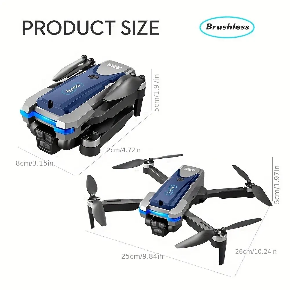 Dobrável RC S8S GPS Drone, 5G  - Drone Cinematic avaliação e preço